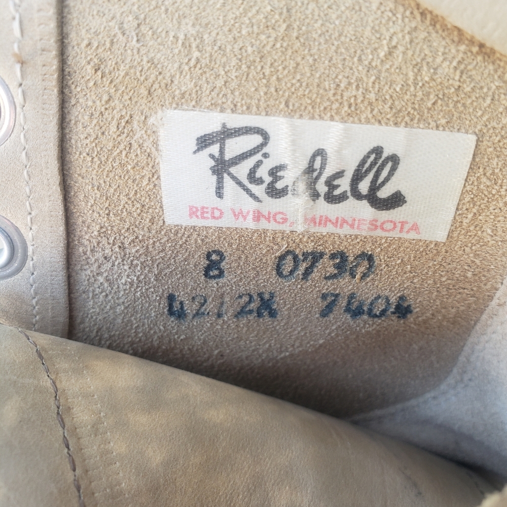 Vintage Riedell  Ice Skates Made in Red Wing Minnesota Size 8M - Picture 8 of 9